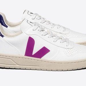 VEJA V-10 CWL WHITE ULTRAVIOLET PURPLE | Women's Size 9